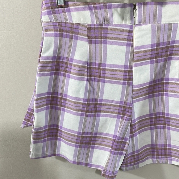NWOT Altar’d State Plaid Mini Skort M - Picture 5 of 14